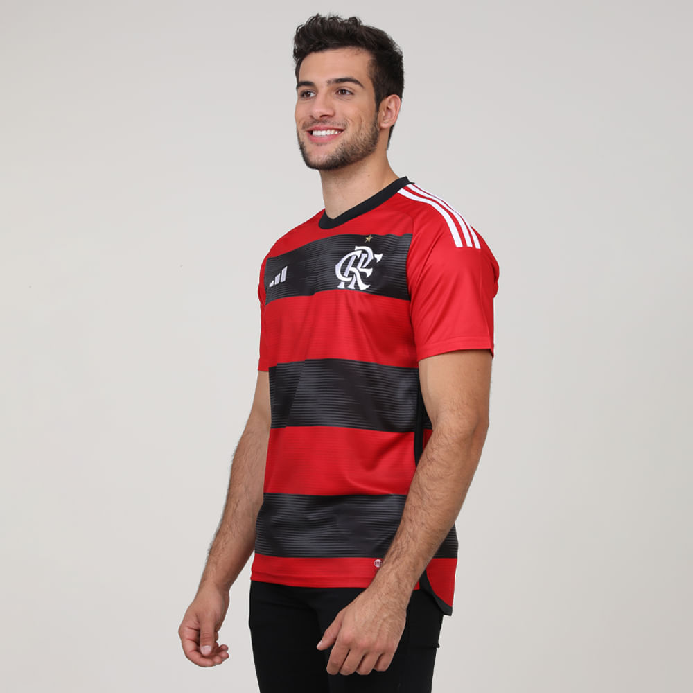 CAMISA FLAMENGO I HS5184 RED/BLACK XGG