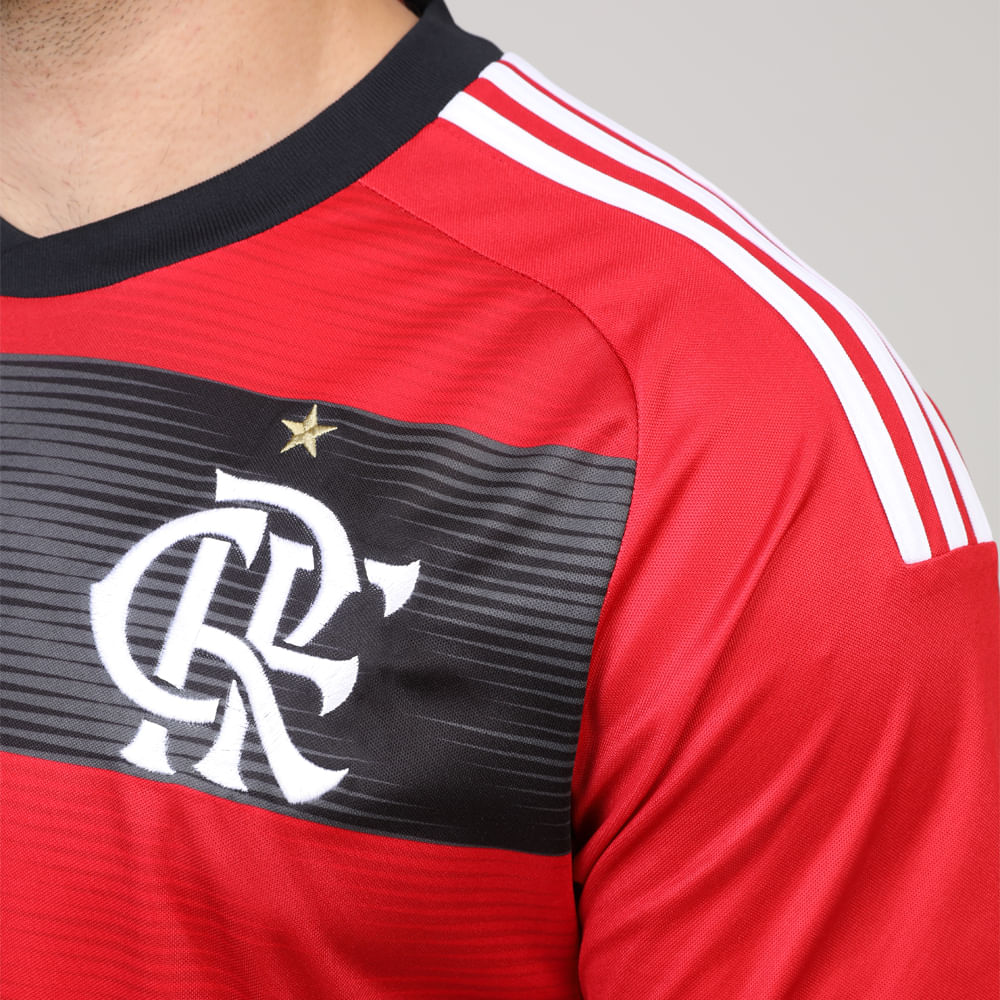 CAMISA FLAMENGO I HS5184 RED/BLACK XGG