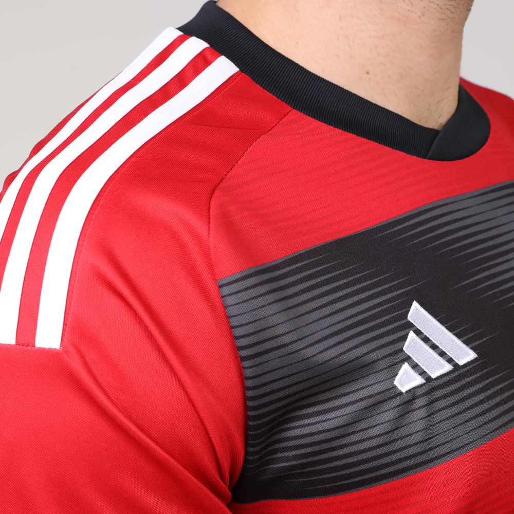 CAMISA FLAMENGO I HS5184 RED/BLACK XGG