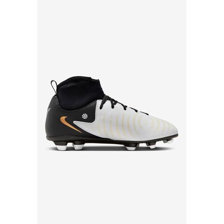 CHUTEIRA PHANTOM LUNA II CLUB JR CAMPO FJ2601-100 WHITE/BLACK-MTLC GOLD COIN 35