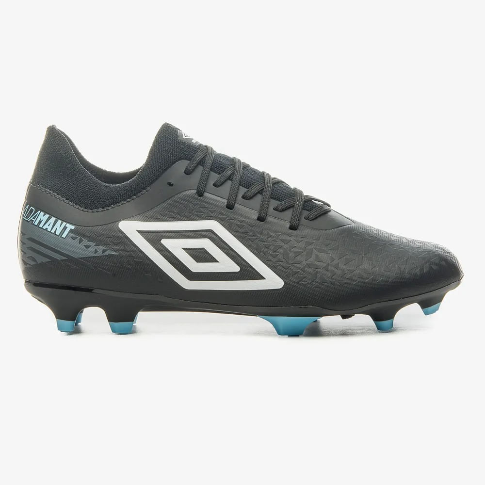 CHUTEIRA ADAMANT PREMIER CAMPO U01FB082 123-PRETO/BRANCO/AZUL CLARO 39