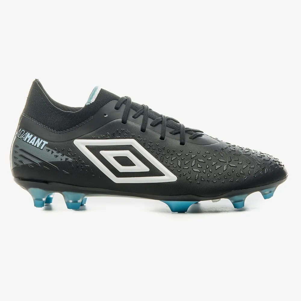 CHUTEIRA ADAMANT PRO CAMPO U03FB083 123-PRETO/BRANCO/AZUL CLARO 34