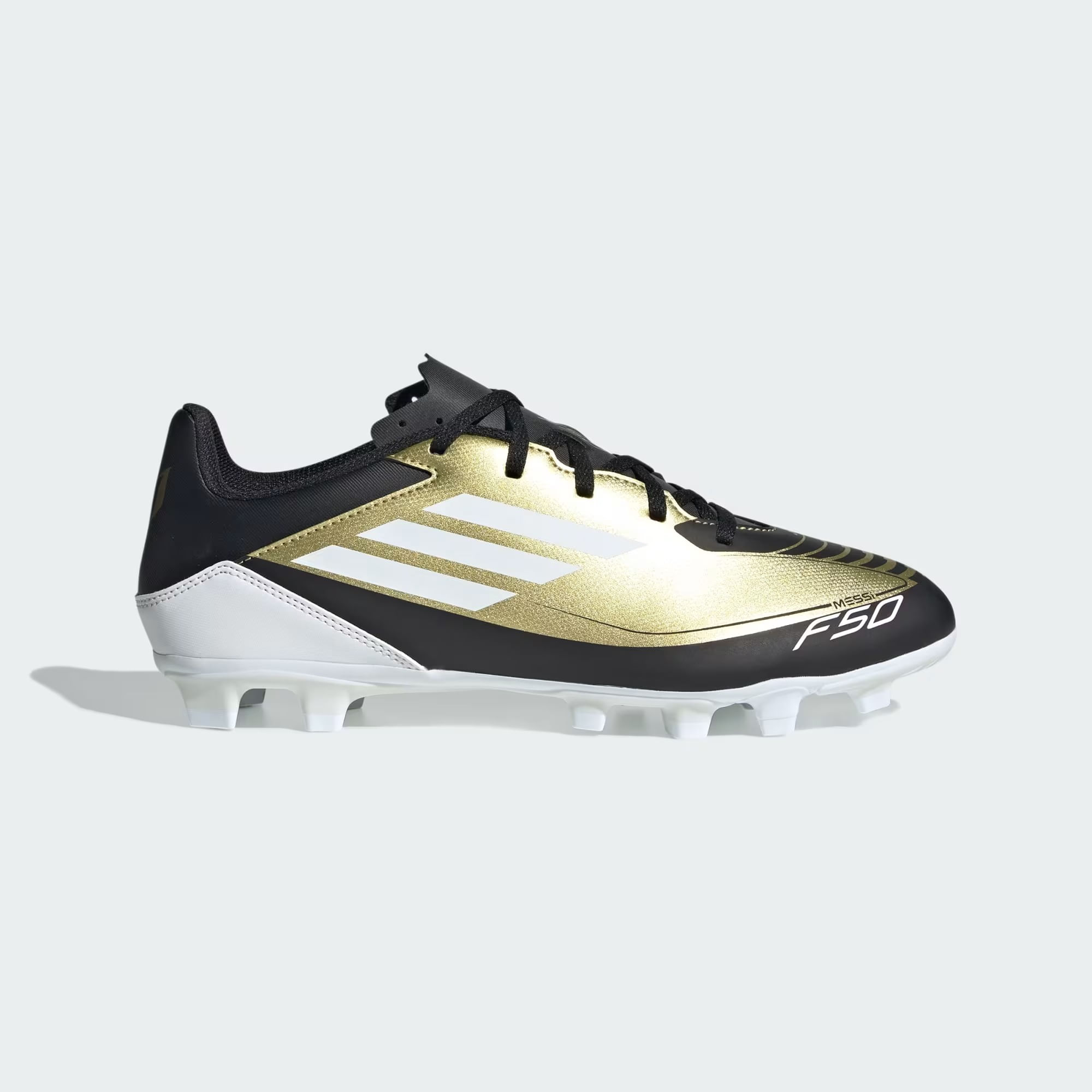 CHUTEIRA F50 CLUB MESSI CAMPO IG9331 PRETO/DOURADO 37