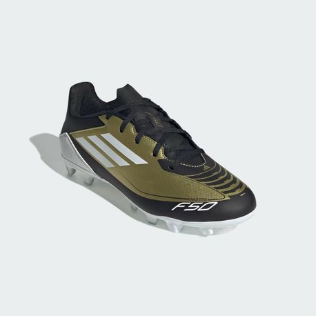 CHUTEIRA F50 CLUB MESSI CAMPO IG9331 PRETO/DOURADO 37