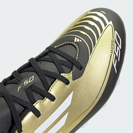 CHUTEIRA F50 CLUB MESSI CAMPO IG9331 PRETO/DOURADO 37