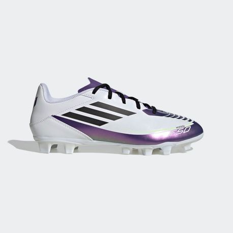 CHUTEIRA F50 CLUB MESSI CAMPO IE9093 BRANCO/ROXO 42