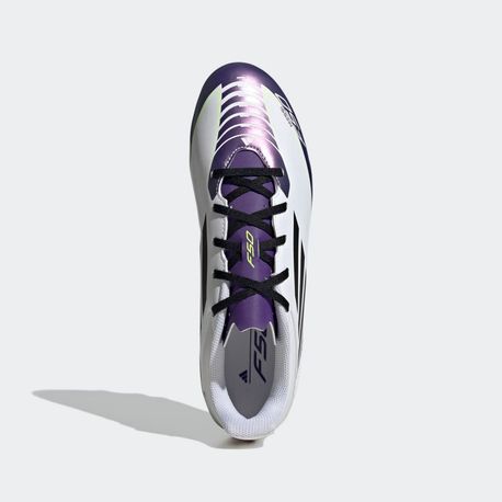 CHUTEIRA F50 CLUB MESSI CAMPO IE9093 BRANCO/ROXO 42