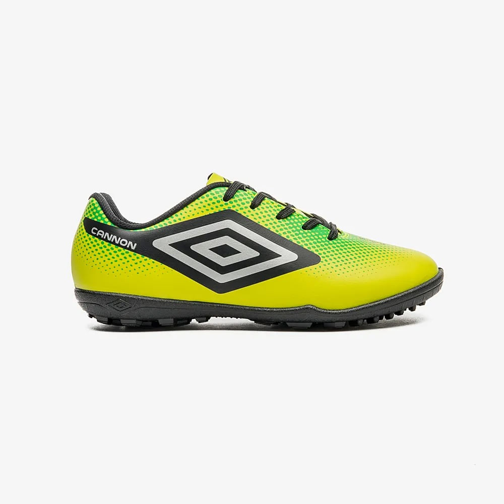 CHUTEIRA CANNON HG JR SOC  U07FB00237 618-VERDE LIMAO/PRETO/PRATA 36
