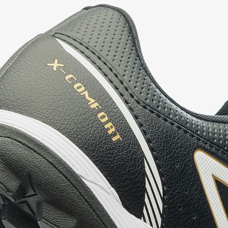 CHUTEIRA X-COMFORT SOC  U01FB00254 129-PRETO/BRANCO/DOURADO 37