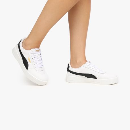 TENIS CARINA LUX BDP W 375565 59-WHT/BLK/GLD 34