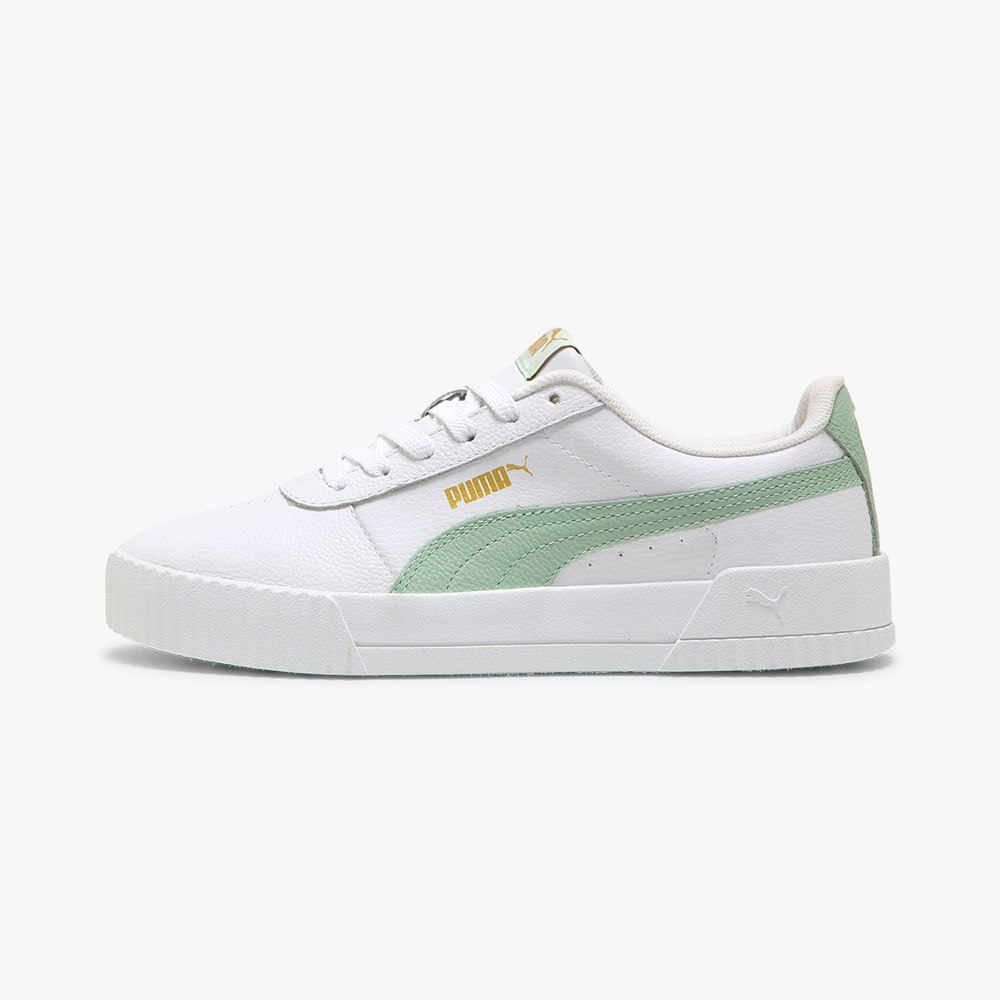 TENIS CARINA LUX BDP W 375565 62-PUMA WHITE-PUMA WHITE-FRESH MINT 34
