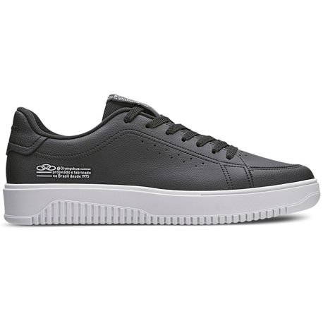 TENIS EROS/165 43448165  PRETO/BRANCO 38