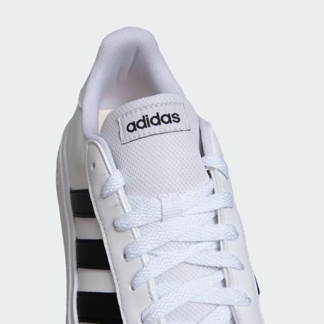 TENIS GRAND COURT BASE 2 0 W IQ7281 WHITE/BLACK/WHITE 34