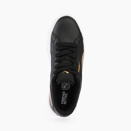 TENIS KARMEN SPACE METALLICS BDP W 394298 PUMA BLACK-PUMA GOLD-PUMA WHITE 34