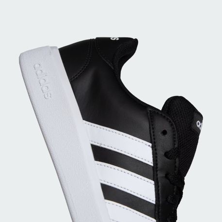TENIS GRAND COURT BASE 2 0 SIMP W IQ7282 CBLACK/FTWWHT/CBLACK 34