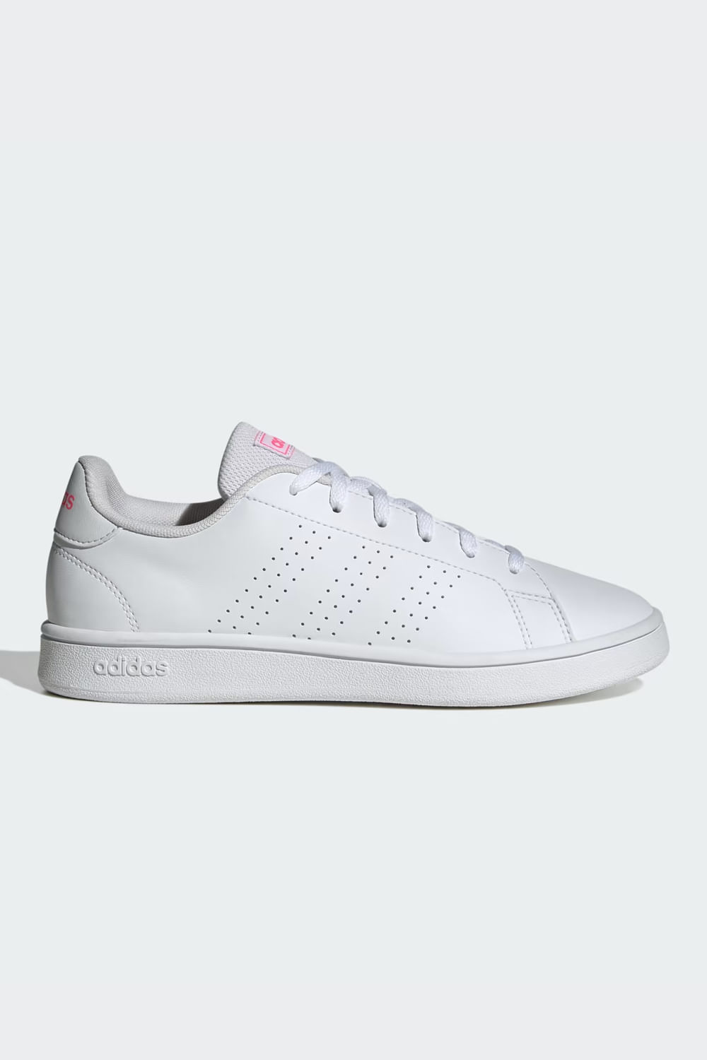 TENIS ADVANTAGE BASE W ID9564 CLOUD WHITE / CLOUD WHITE / LUCID PINK 34