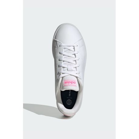 TENIS ADVANTAGE BASE W ID9564 CLOUD WHITE / CLOUD WHITE / LUCID PINK 34