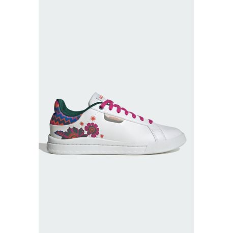 TENIS COURT SILK FARM W IE2167 WHITE/PINK 35