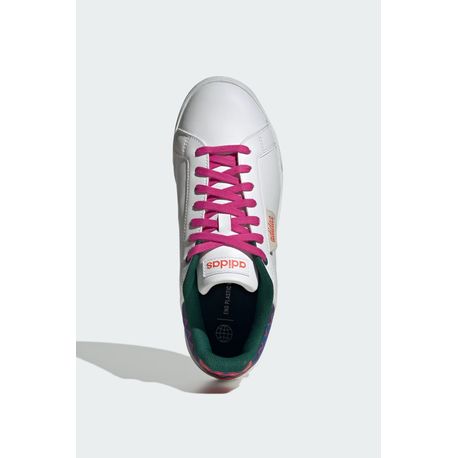 TENIS COURT SILK FARM W IE2167 WHITE/PINK 35