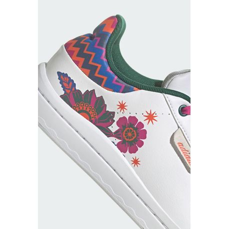 TENIS COURT SILK FARM W IE2167 WHITE/PINK 35