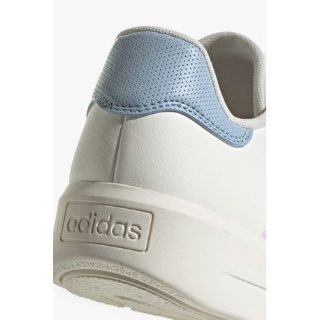 TENIS COURT PLATFORM W IE9987 WHITE/WHITE/BLUE 37