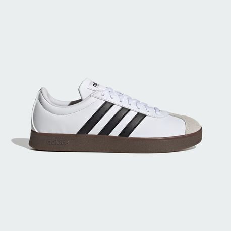 TENIS VL COURT BASE W ID3714 FTWWHT/CBLACK/GREONE 34