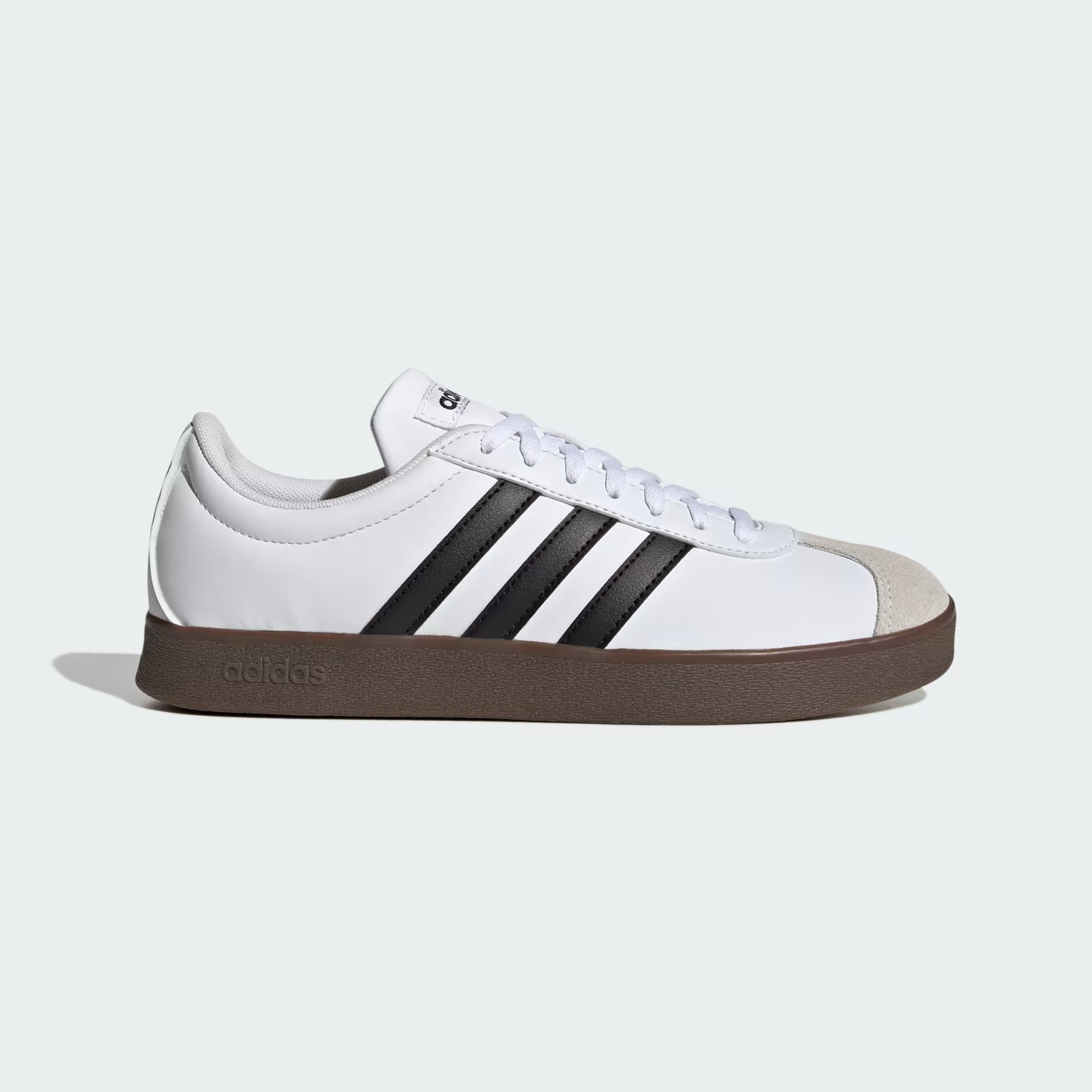 TENIS VL COURT BASE W ID3714 FTWWHT/CBLACK/GREONE 34