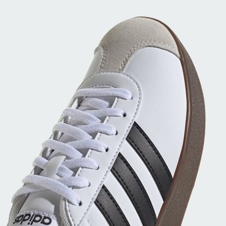 TENIS VL COURT BASE W ID3714 FTWWHT/CBLACK/GREONE 34