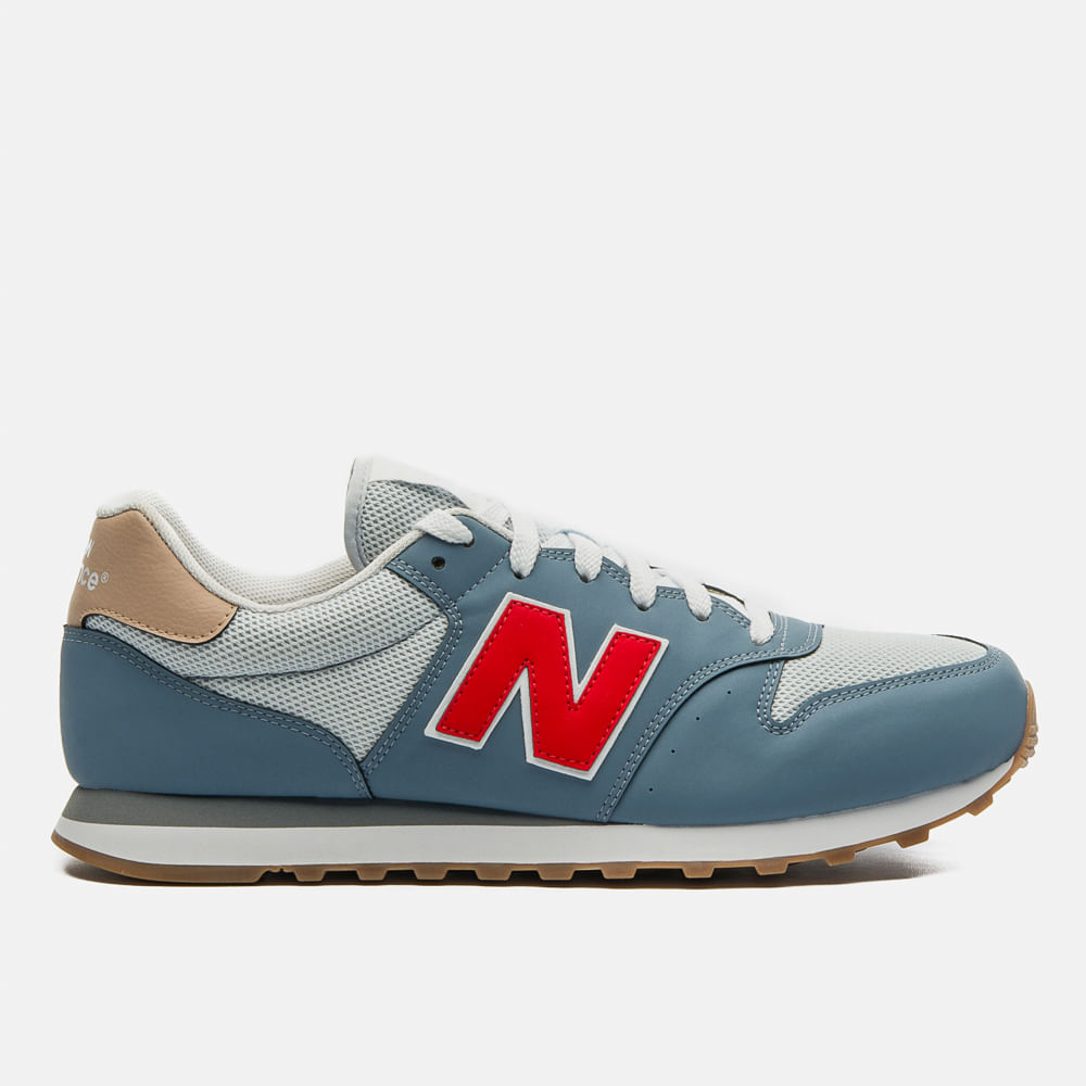 TENIS NB 500V2 M GM500 AC2-MARINHO/VERMELHO 41