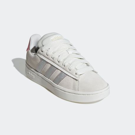 TENIS GRAND COURT ALPHA JH9731 OFF WHITE / SILVER METALLIC / SEMI PINK SPARK 36