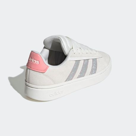 TENIS GRAND COURT ALPHA JH9731 OFF WHITE / SILVER METALLIC / SEMI PINK SPARK 36