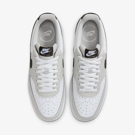 TENIS COURT VISION LO HV0927-097 097-GREY FOG/BLACK-WHITE 37