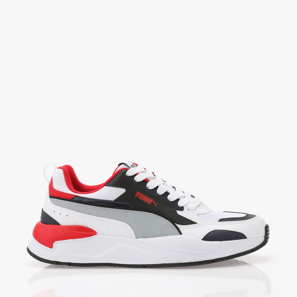 TENIS X-RAY 2 SQUARE BDP 368651 PUMA WHITE-QUARRY-PUMA BLACK-HIGH RISK RED 39