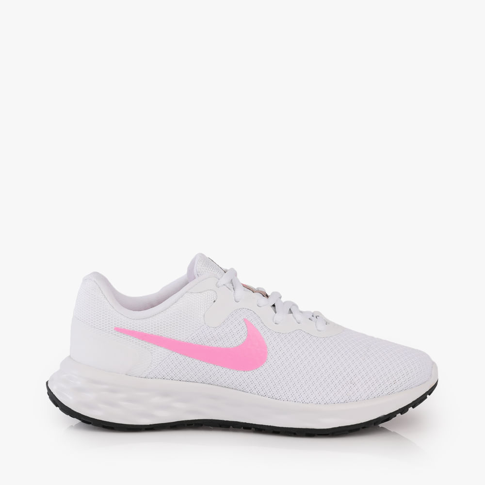 TENIS REVOLUTION 6 W DC3729-103 WHITE/PINK SPELL-FOSSIL STONE-BLACK 35