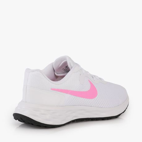 TENIS REVOLUTION 6 W DC3729-103 WHITE/PINK SPELL-FOSSIL STONE-BLACK 35