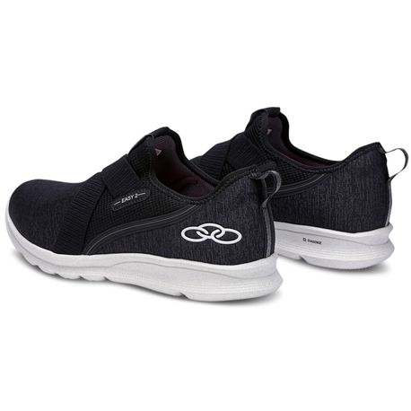 TENIS EASY 2 W 43605213 001-PRETO/BRANCO 34