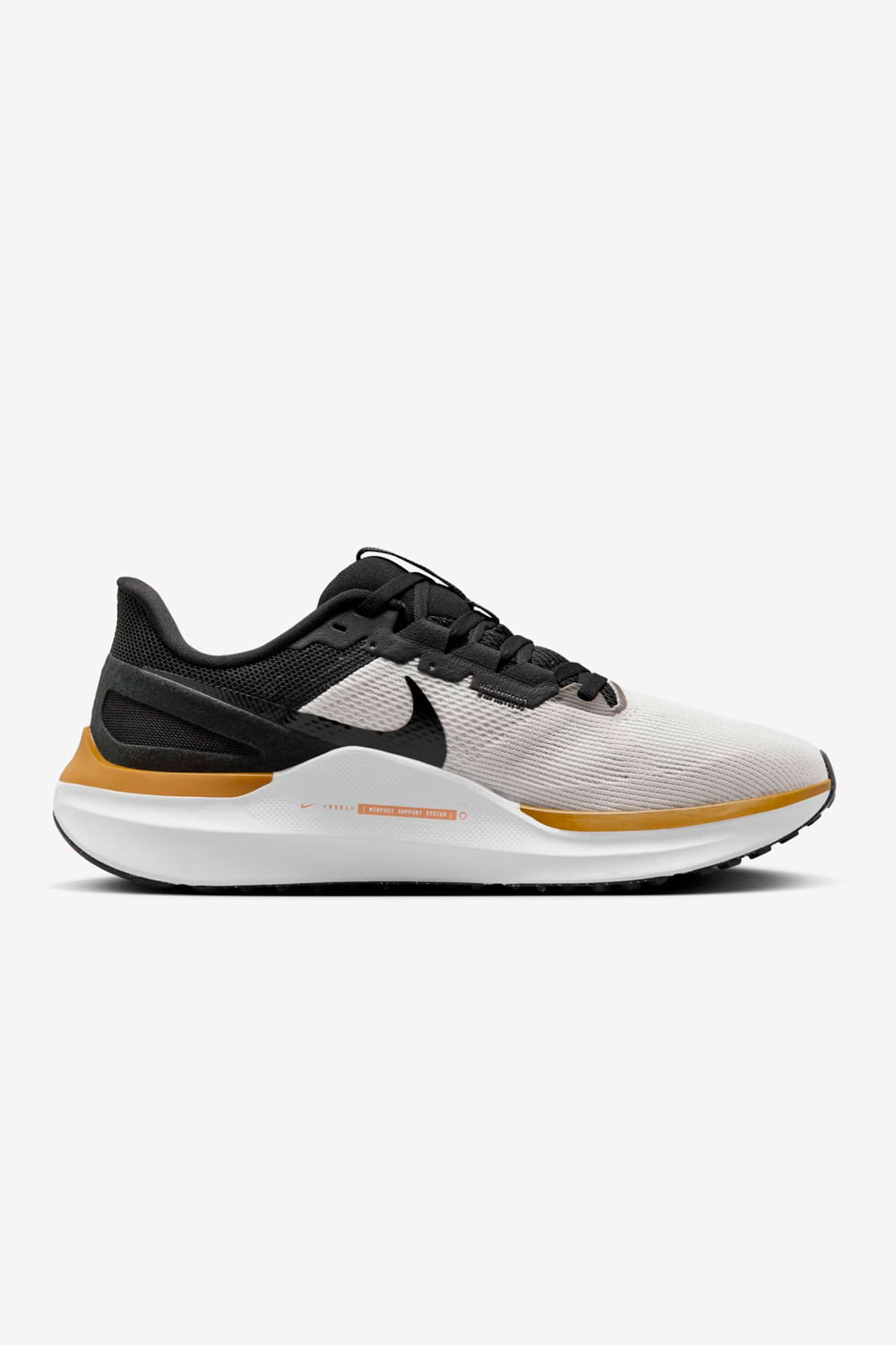 TENIS AIR ZOOM STRUCTURE 25 DJ7883-103 SUMMIT WHITE/BLACK-PLATINUM TINT-BRONZINE-AMBER BROWN-W 38