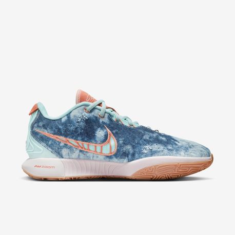 TENIS LEBRON XXI TEXTILE HF5467-300 300-JADE ICE/EMERALD RISE/PLATINUM VIOLET/TERRA BLUSH 40