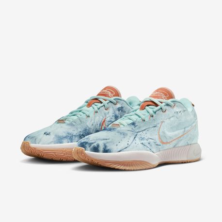 TENIS LEBRON XXI TEXTILE HF5467-300 300-JADE ICE/EMERALD RISE/PLATINUM VIOLET/TERRA BLUSH 40
