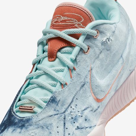 TENIS LEBRON XXI TEXTILE HF5467-300 300-JADE ICE/EMERALD RISE/PLATINUM VIOLET/TERRA BLUSH 40