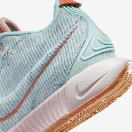 TENIS LEBRON XXI TEXTILE HF5467-300 300-JADE ICE/EMERALD RISE/PLATINUM VIOLET/TERRA BLUSH 40