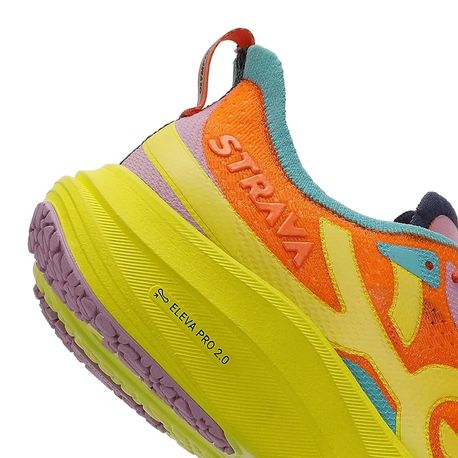 TENIS CORRE 4 STRAVA 43721379 LARANJA MULT 38