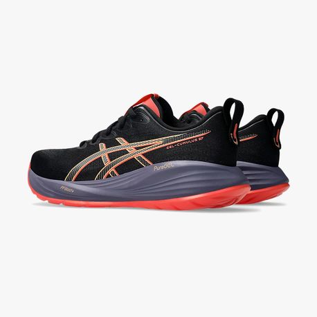 TENIS GEL-CUMULUS 27 1011B960 001-BLACK/CORAL REEF 38