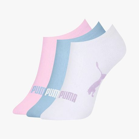 MEIA KIT C/ 3 INVISIVEL PUMA FEM 4755-001 993-BCO/AZ/ROSA 34-39