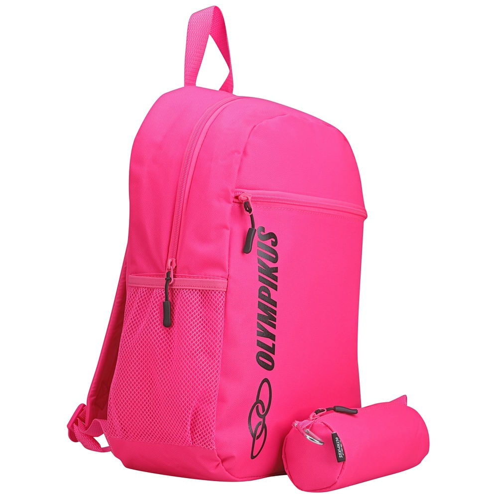 MOCHILA JUVENIL OIWB23823 PINK GLO/PTO UNICO