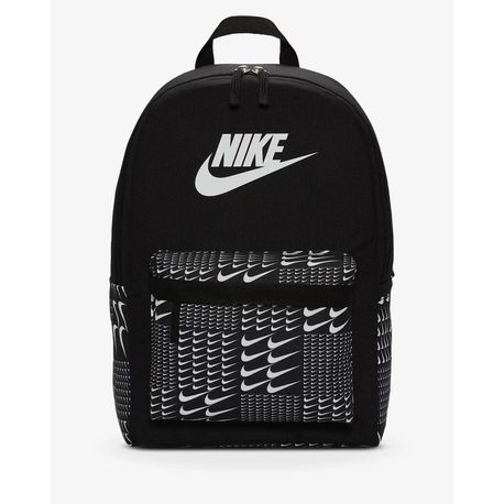 MOCHILA NK HERITGE BKPK-SWSH GRID HM4414-010 010-BLACK/WHITE UNICO