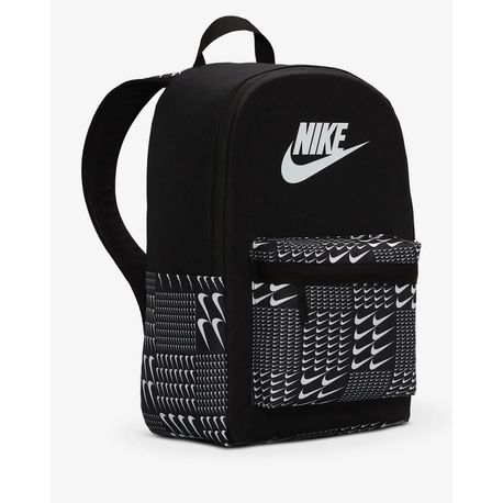 MOCHILA NK HERITGE BKPK-SWSH GRID HM4414-010 010-BLACK/WHITE UNICO