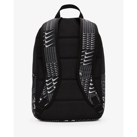 MOCHILA NK HERITGE BKPK-SWSH GRID HM4414-010 010-BLACK/WHITE UNICO