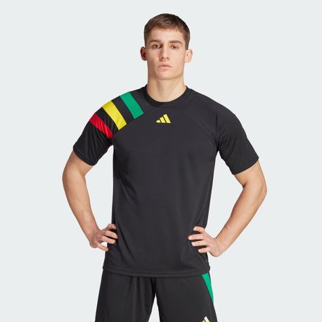 CAMISETA  FORTORE23 JSY IK5737 BLK/TEAGRN/TMYELL/TMCOR P