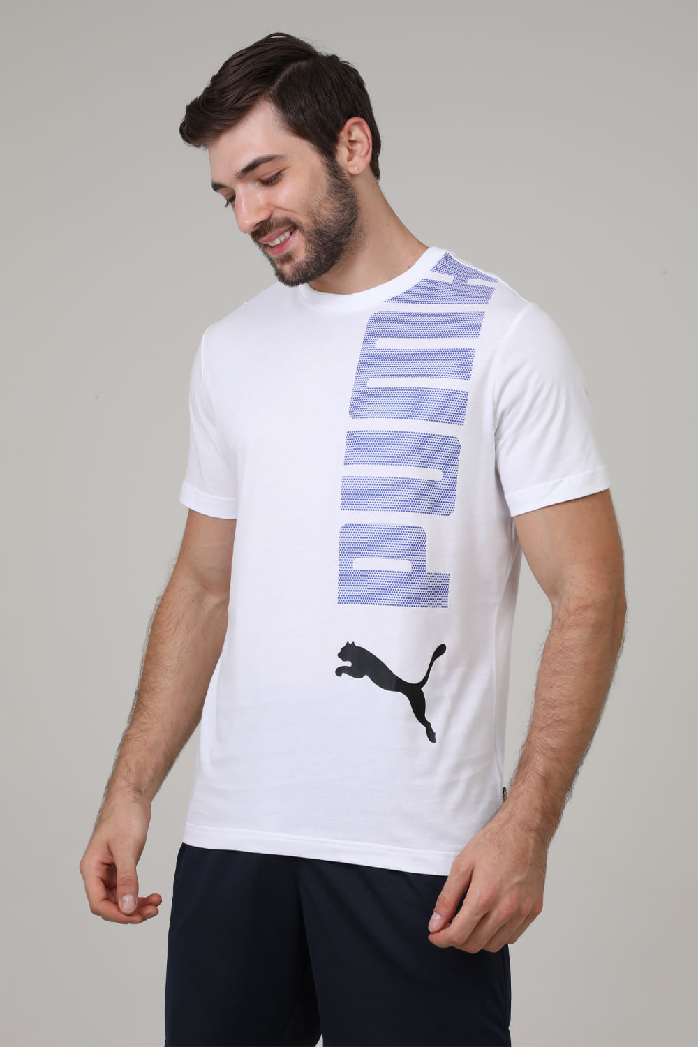 CAMISETA ESS+ LOGO LAB TEE 673370 02-WHITE P